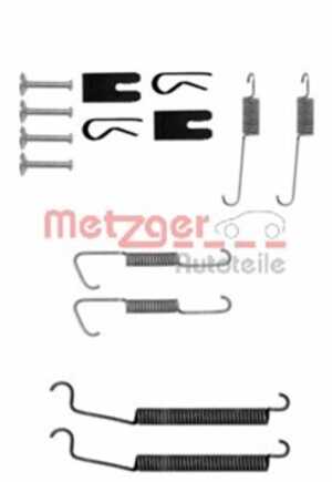 Tillbehörssats, bromsbackar, Bak, Bakaxel, citroën c2, c2 enterprise, c3 i, c3 ii, c3 pluriel, peugeot 1007, 4803.63