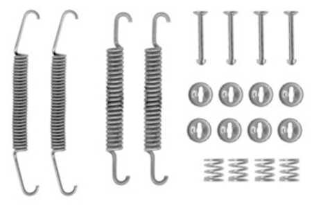 Tillbehörssats, bromsbackar, Bakaxel, Framaxel, fiat,lancia,seat,yugo