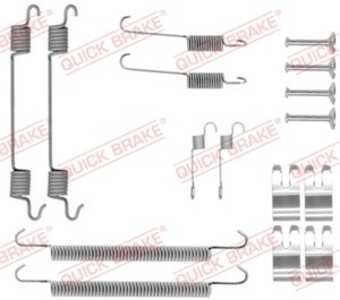 Tillbehörssats, bromsbackar, Bakaxel, land rover freelander i, freelander 2, freelander soft top i