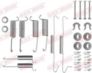 Tillbehörssats, bromsbackar, Bakaxel, vw transporter t3 buss, transporter t3 flak/chassi, transporter t3 skåp