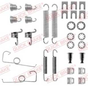 Tillbehörssats, bromsbackar, Bakaxel, alfa romeo,citroën,peugeot,talbot