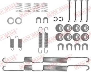 Tillbehörssats, bromsbackar, Bakaxel, toyota hilux pick-up v, hilux pick-up vi, vw taro