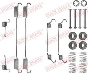 Tillbehörssats, bromsbackar, Bakaxel, citroën,fiat,lancia,peugeot