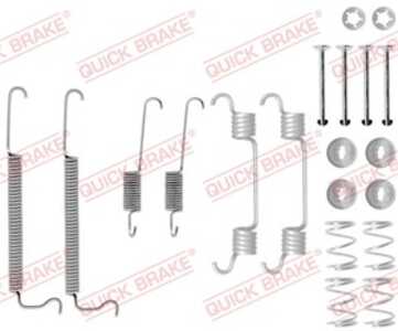 Tillbehörssats, bromsbackar, Bakaxel, chevrolet,daewoo,opel,vauxhall