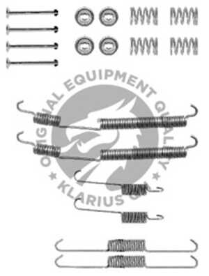 Tillbehörssats, bromsbackar, Bakaxel, citroën,fiat,peugeot