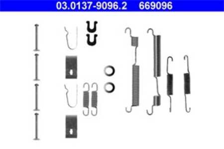 Tillbehörssats, bromsbackar, Bakaxel, honda,rover, 43171-S04-N01, 43172-S04-003, 43172-S04-N01, 45172-S04-003