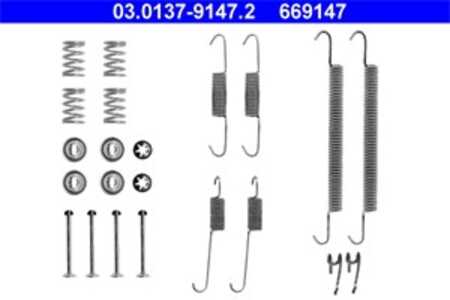 Tillbehörssats, bromsbackar, Bakaxel, bmw 3 [e36], 3 compact [e36], 3 coupé [e36], 34 21 1 160 505, 34 21 9 067 128