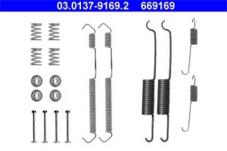 Tillbehörssats, bromsbackar, Bakaxel, citroën,fiat,ford,nissan,peugeot, 4308 50, 44081-9C025, 44081-9C026, 44090-9C025, 94 04 3