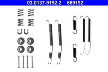 Tillbehörssats, bromsbackar, Bakaxel, mitsubishi,subaru