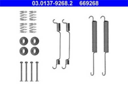 Tillbehörssats, bromsbackar, Bakaxel, ford,nissan, 44090-0X825