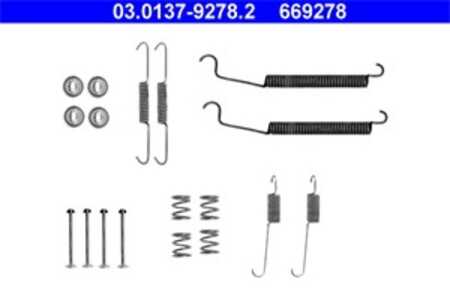 Tillbehörssats, bromsbackar, Bakaxel, peugeot,renault, 4308 68, 60 01 547 628, 77 01 208 856, 77 01 209 589