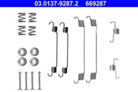 Tillbehörssats, bromsbackar, Bakaxel, citroën,opel,peugeot,subaru,suzuki,toyota,vauxhall, 4308 70