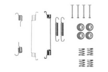 Tillbehörssats, bromsbackar, Bakaxel, fiat 500, 500 c, panda, panda skåp/halvkombi, 77362611