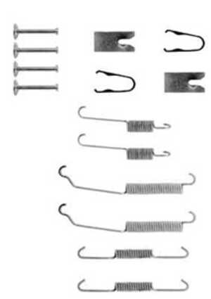 Tillbehörssats, bromsbackar, Bakaxel, mercedes-benz a-klass [w168], 004 077 30 00, 168 421 00 90, 40773000, A 004 077 30 00, A 