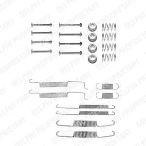 Tillbehörssats, bromsbackar, Bakaxel, audi,seat,skoda,vw, 171 698 545