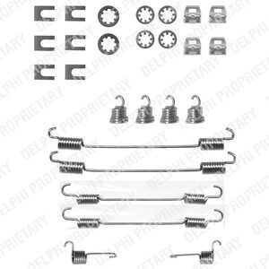 Tillbehörssats, bromsbackar, Bakaxel, peugeot 306, 306 break, 306 skåp / kombi, 405 i, 405 ii, 405 break i, 405 break ii, 4308.