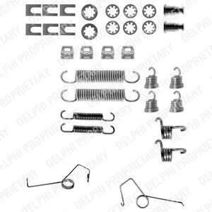 Tillbehörssats, bromsbackar, Bakaxel, opel,renault,vauxhall, 7701 201 533