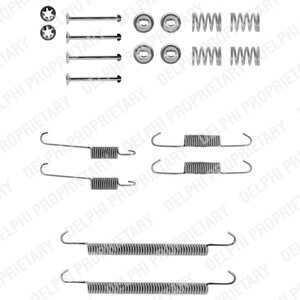 Tillbehörssats, bromsbackar, Bakaxel, bmw 3 [e36], 3 cabriolet [e36], 3 compact [e36], 3 coupé [e36], 5 [e39], 3421 1160 505, 3