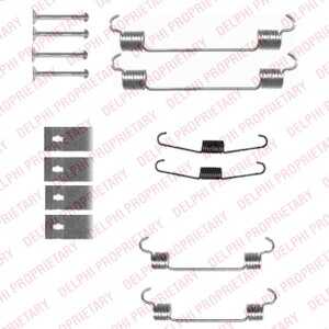 Tillbehörssats, bromsbackar, Bakaxel, honda insight, jazz ii, 45008-330-000