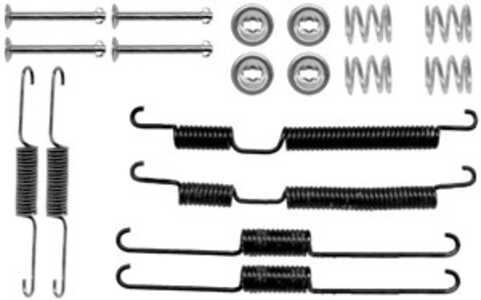 Tillbehörssats, bromsbackar, Bakaxel, hyundai coupe i, elantra iii, elantra sedan iii, lantra i, lantra ii, lantra kombi ii, 58