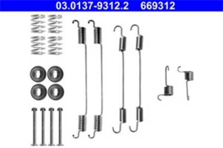 Tillbehörssats, bromsbackar, Bakaxel, dacia duster, duster skåp/suv, renault duster, 44 02 653 41R, 44 02 690 87R