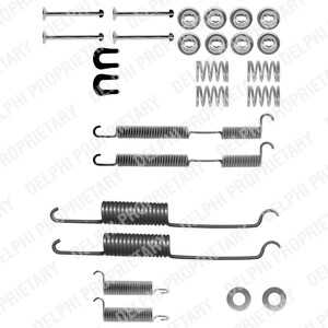 Tillbehörssats, bromsbackar, Bakaxel, daewoo,ford,hyundai,isuzu,mazda,mitsubishi,nissan,renault,toyota, 7701 201 618