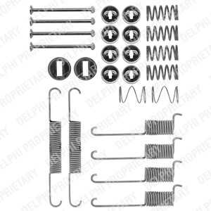 Tillbehörssats, bromsbackar, Bakaxel, mercedes-benz t1 buss [602], t1 flak/chassi [b602], t1 skåp [b602]