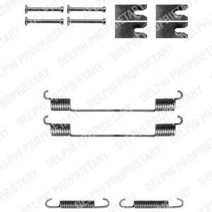 Tillbehörssats, bromsbackar, Bakaxel, citroën,fiat,ford,lancia,peugeot