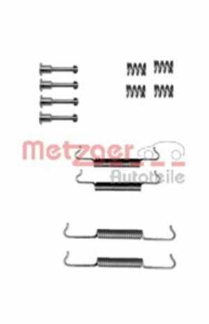 Tillbehörssats, bromsbackar, parkeringsbroms, Bak, Bakaxel, citroën,fiat,lancia,peugeot