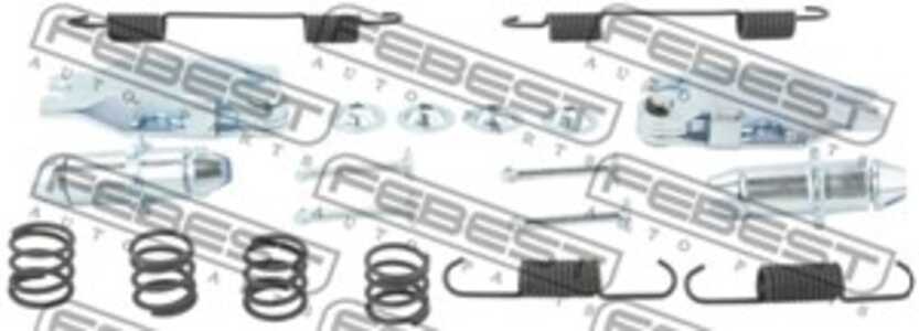 Tillbehörssats, bromsbackar, parkeringsbroms, Bak, ssangyong, 4831621000, BD41000100, BD41100100, BD48000900, BD56400300, BD586