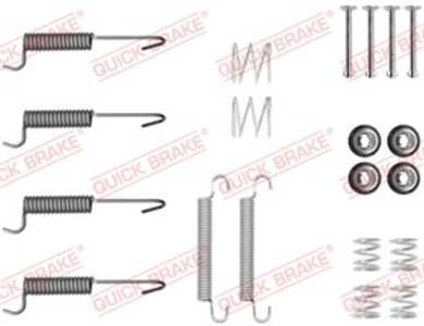 Tillbehörssats, bromsbackar, parkeringsbroms, Bakaxel, kia carnival / grand carnival iii, mazda cx-5