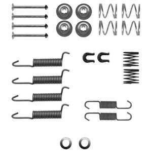 Tillbehörssats, bromsbackar, parkeringsbroms, Bakaxel, opel,vauxhall