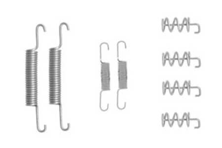 Tillbehörssats, bromsbackar, parkeringsbroms, volvo s60 i, s80 i, s80 ii, v70 ii, v70 iii, xc70 ii, xc70 cross country i, xc70 