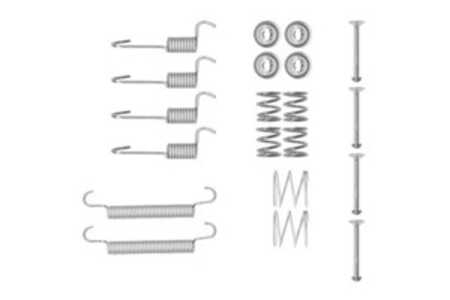 Tillbehörssats, bromsbackar, parkeringsbroms, hyundai accent iii, accent sedan iii, kia rio ii, rio sedan ii