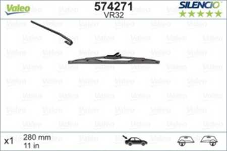 Torkarblad, Bak, ford,mitsubishi,nissan,seat,vw, 1075362, 1326285, 1332162, 1713250, 1714322, 4658568, 6X0955425D