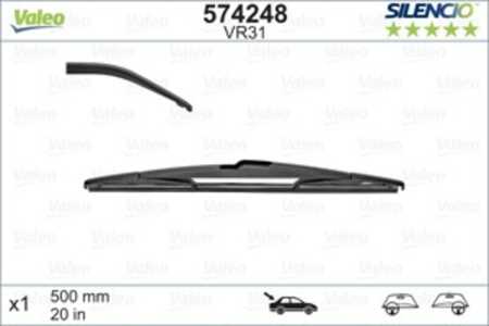 Torkarblad, Bak, citroën c5 i, dacia sandero, lada priora halvkombi, nissan primera hatchback, renault laguna ii, 28790AU210, 2