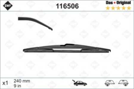 Torkarblad, Bak, citroën c4 cactus, c4 cactus van, ds ds 3 crossback, mini mini, mini countryman, 1611872380, 61 61 7 347 623, 