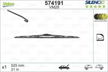 Torkarblad, Förarsida, Passagerarsida, audi,lancia,skoda,vw, 5911478, 5911649, 8D1955427