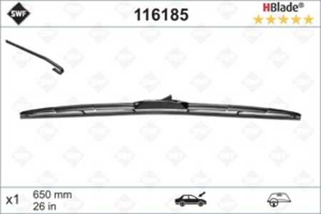 Torkarblad, Förarsida, honda,hyundai,jeep,kia,land rover,lexus,mazda,mitsubishi,nissan,renault,subaru,suzuki,toyota, 288905FA0A