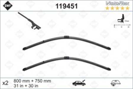 Torkarblad, Fram, citroën c4 grand picasso i, c4 picasso minibus,  minivan i, 6426PC, 6426-PC, 6426PE, 6426-PE