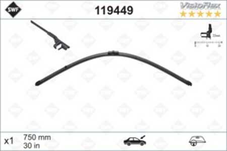 Torkarblad, Mitt, audi a2, 8Z1955425F