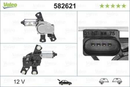 Torkarmotor, Bak, seat alhambra, vw golf vi, golf plus v, golf variant vii, polo v, polo sedan v, sharan, touran, 5K6955711A, 5