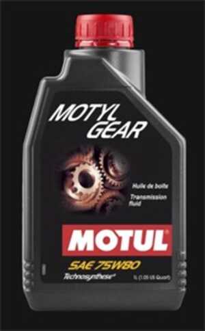 Transmissionsolja Motul Motylgear GL-4 75W-80, Bakaxel