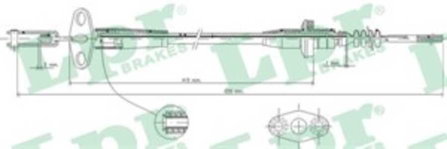 Vajer, koppling, Fram, Mitt, opel agila, 23710830