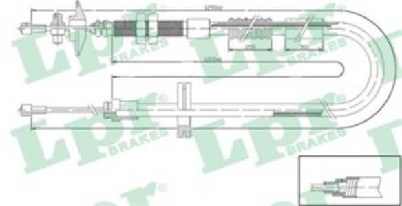 Vajer, koppling, renault espace ii, 6025103091, 6025170727