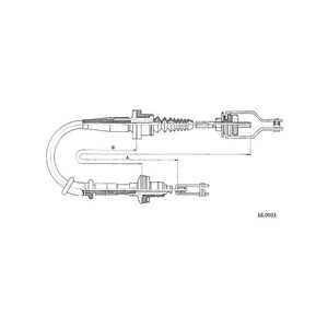 Vajer, koppling, nissan, 30770 1M800, 30770 62Y01, 30770 62Y10, 30770 9B400