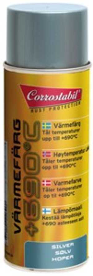 Värmefärg silver spray 400 ml, Universal