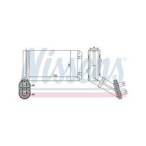 Värmeväxlare, kupévärme, Fram, ford galaxy i, galaxy mk van i, seat alhambra, alhambra van, vw sharan, sharan van, 1072815, 152