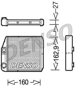 Värmeväxlare, kupévärme, fiat ducato buss, 77364283