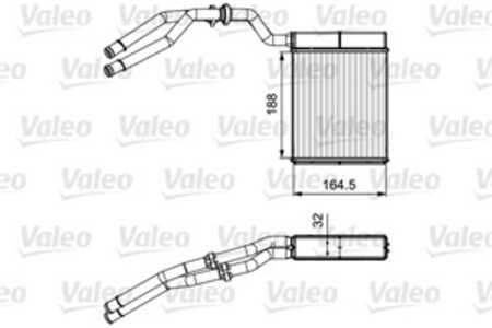 Värmeväxlare, kupévärme, ford galaxy ii, mondeo iv, mondeo sedan iv, mondeo turnier iv, s-max, 1376873, 1453312, 1751574, 6G911